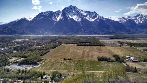 Hike the Butte for great views of the area’s farmland and craggy peaks