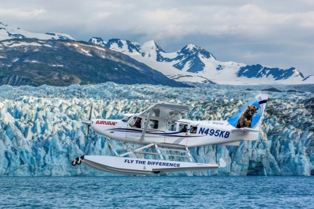 flightseeing alaska anchorage tours air denali map website