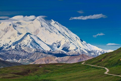 With the right weather, you might catch a glimpse of the majestic Mt. Denali, also known as Mt. McKinley, the tallest mountain in North America.