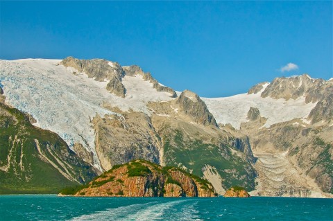 Cruise past glaciers in Kenai Fjords National Park