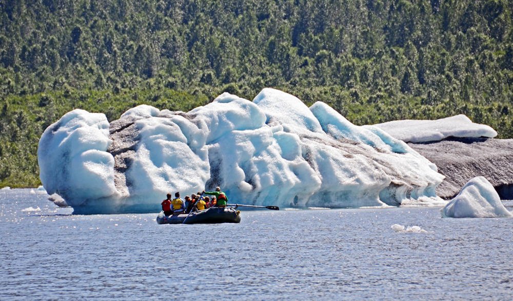 Train Ride and Rafting or Kayaking at Spencer Glacier