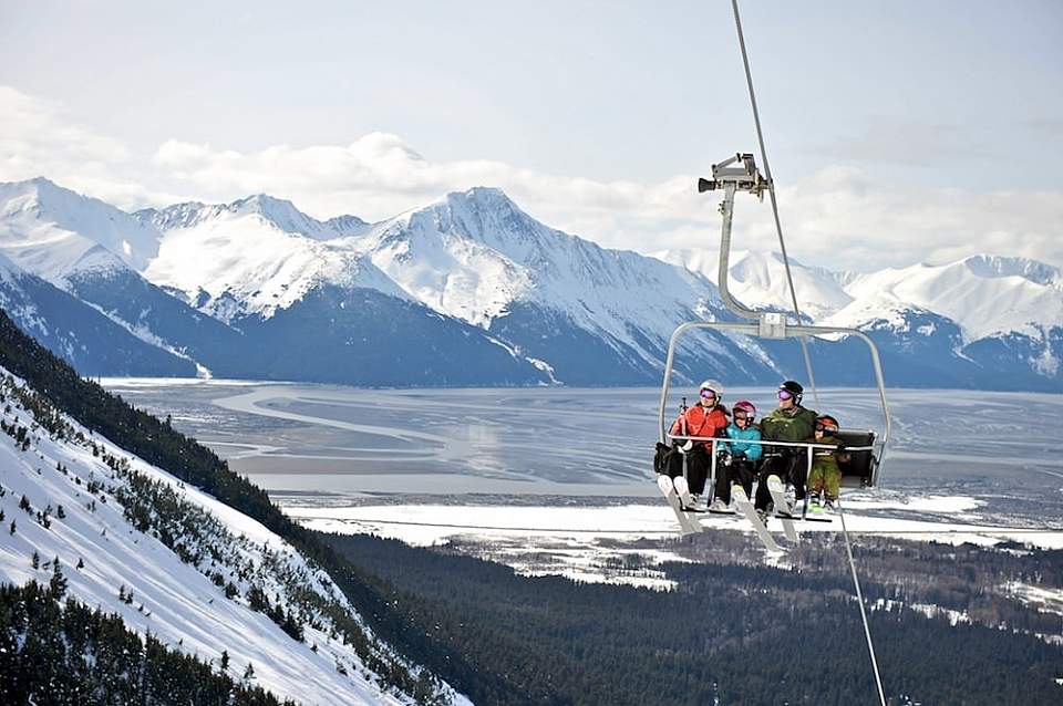 Girdwood is a great place to ride the slopes at Alyeska Resort