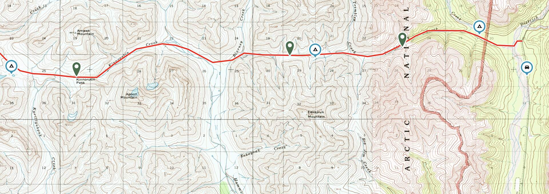 Haley Johnston AC Image Backcountry Navigation Route Planning with Digital Topo