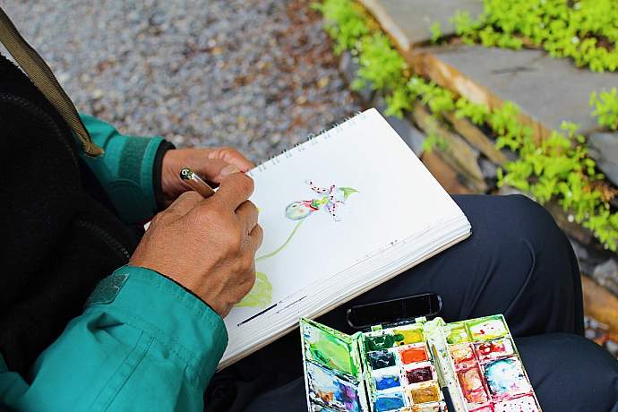 Alaska botanical garden art 1