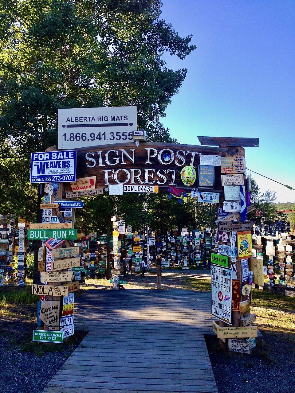 Watson Lake Sign Post Forest