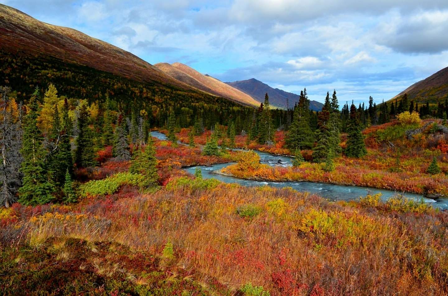 South Fork Trail in Eagle River Alaska