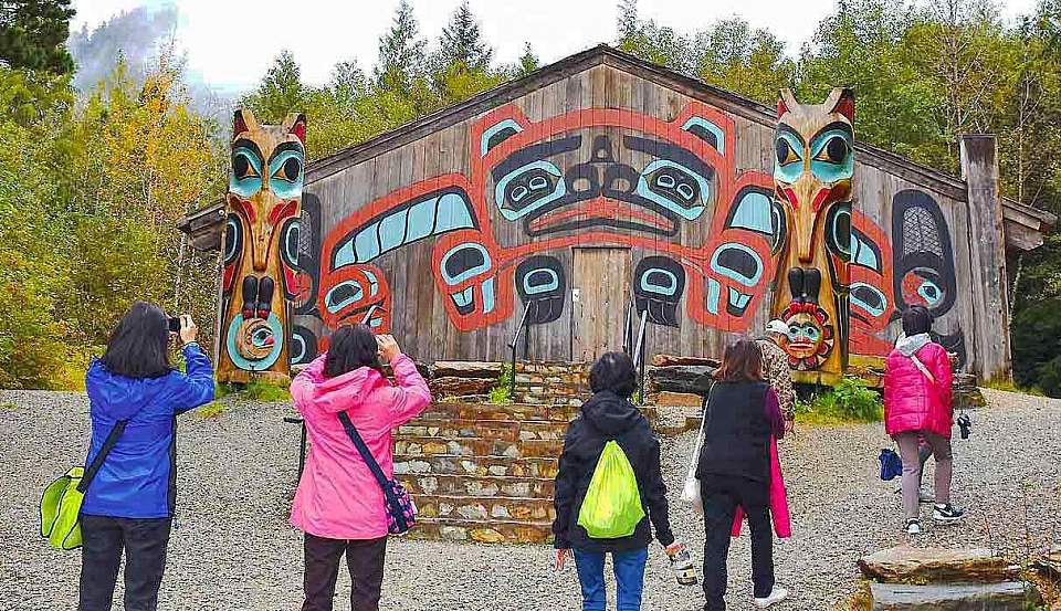 Visit Saxman Totem Park. Photo by Alaska Canoe Adventures
