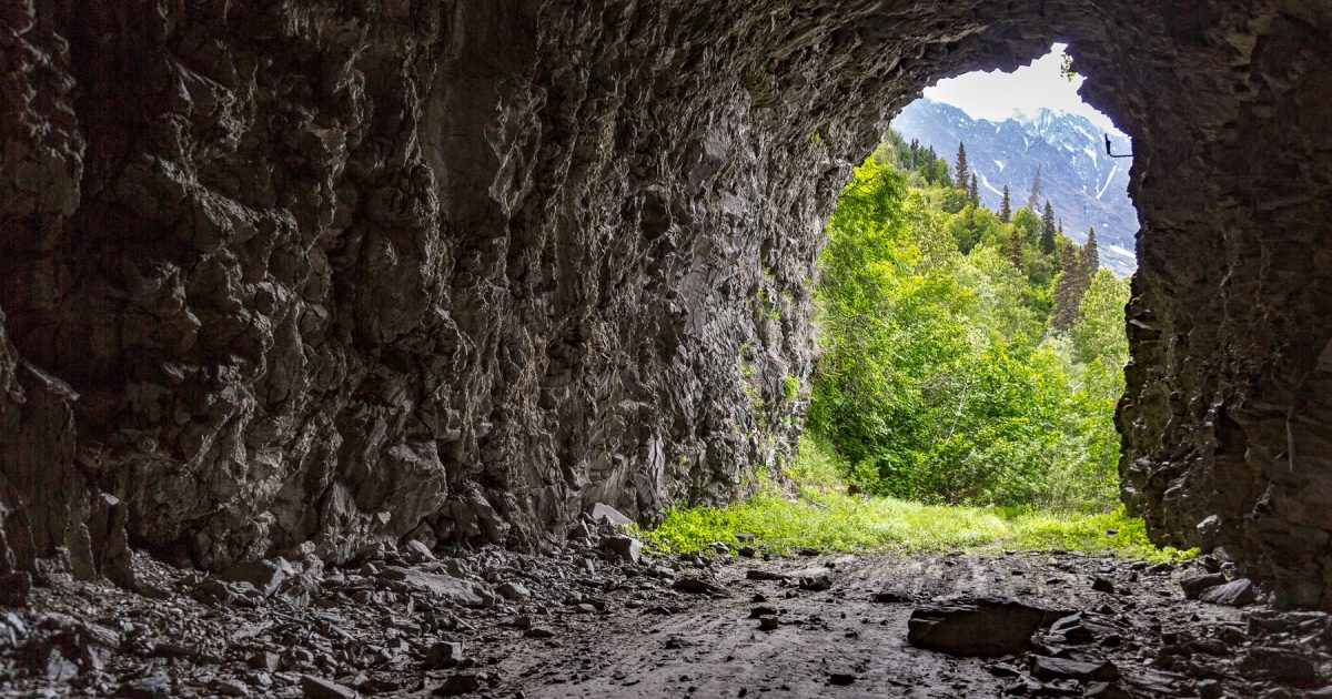 A Tunnel, Unseen for 80 Years