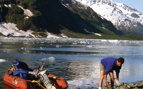 John Wanamaker with Zodiac Surprise Inlet 1995