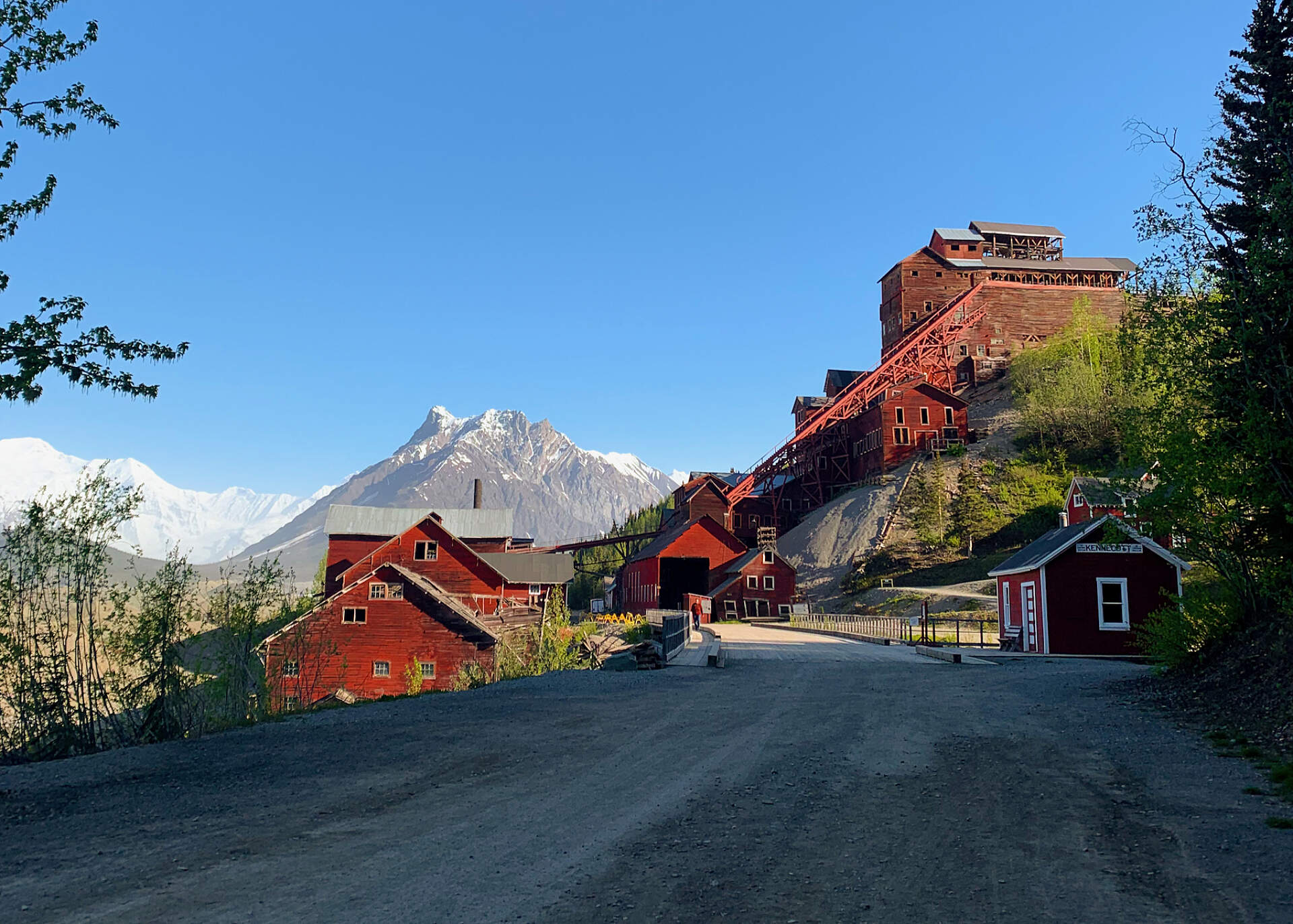 View of the historic Kennecott Mine