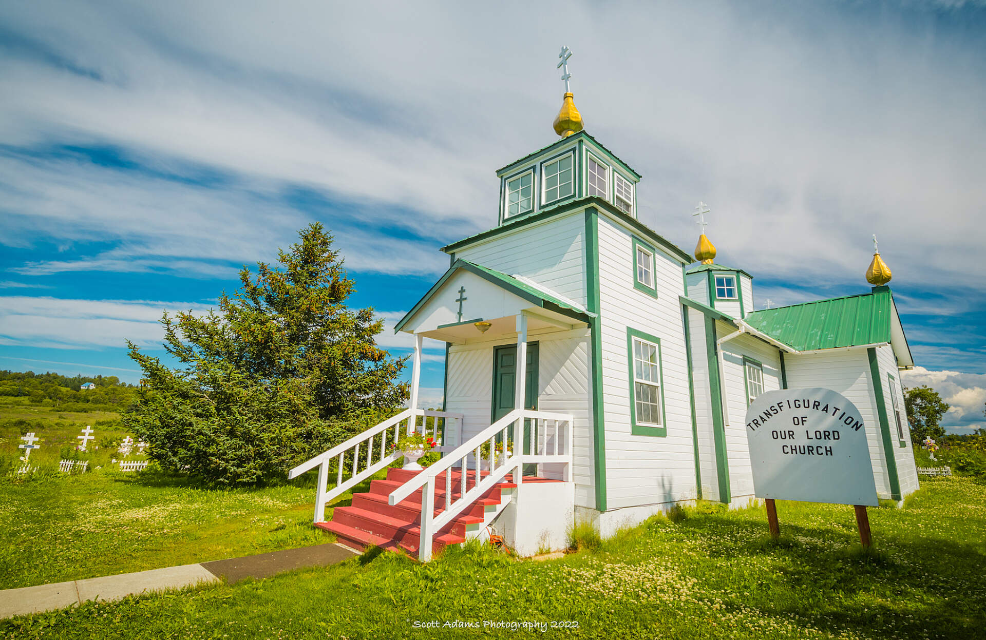 A Russian Church in Alaska.