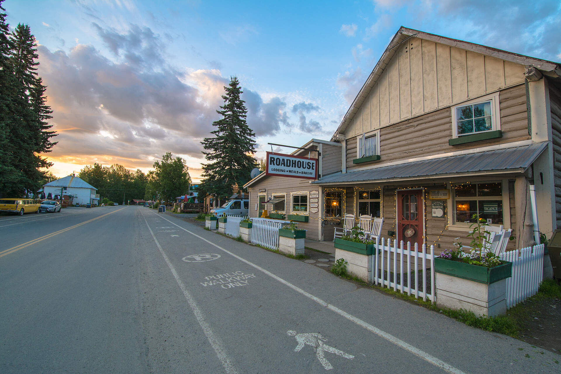 A photo of a building in Talkeetna, Alaska.