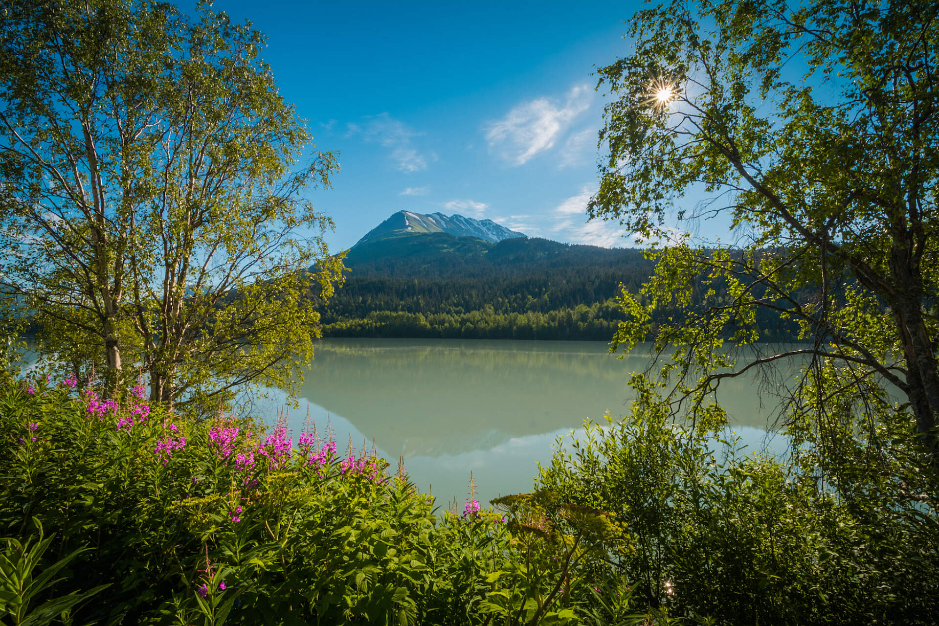 A lake in Alaska.