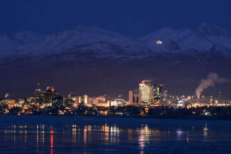 Alaska anchorage at night skyline volker hruby Volker J Hruby anchorage 2airport photo contestalaska org alaska org photo contest