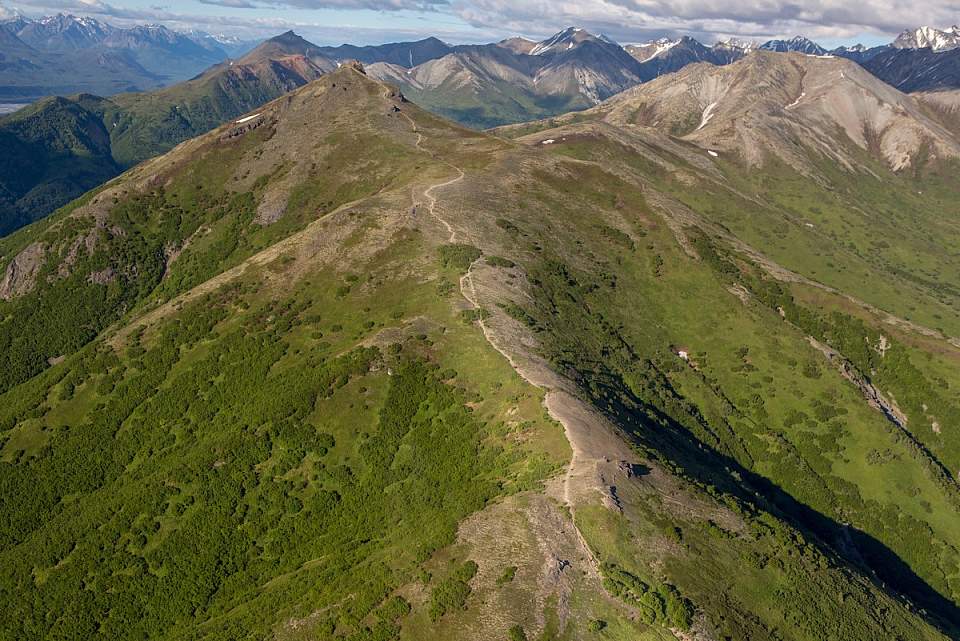 Hiking lazy mountain trail 1459