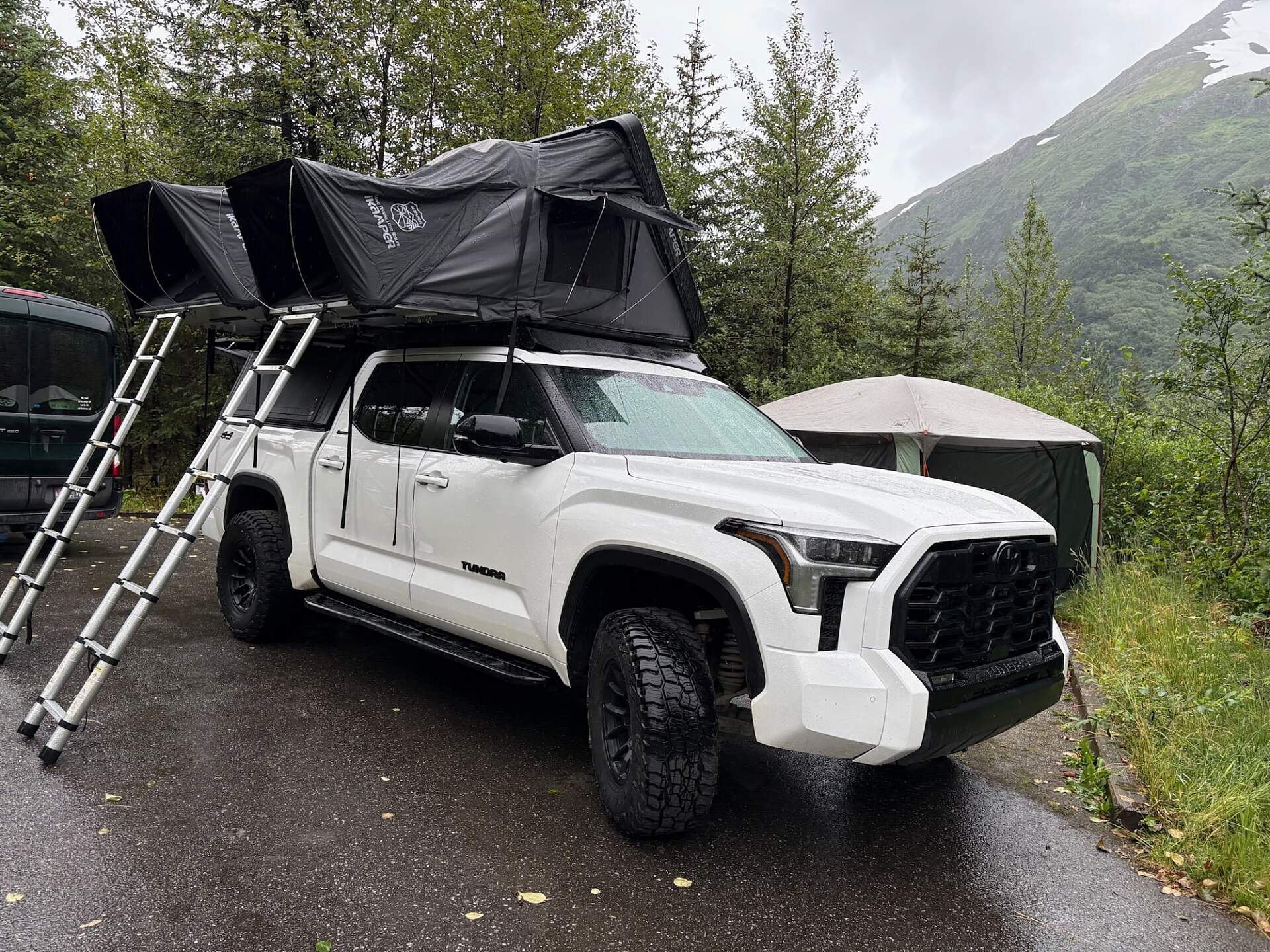 Kennicott with both rooftop tents open