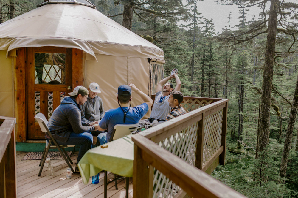 Shearwater Cove yurt exterior