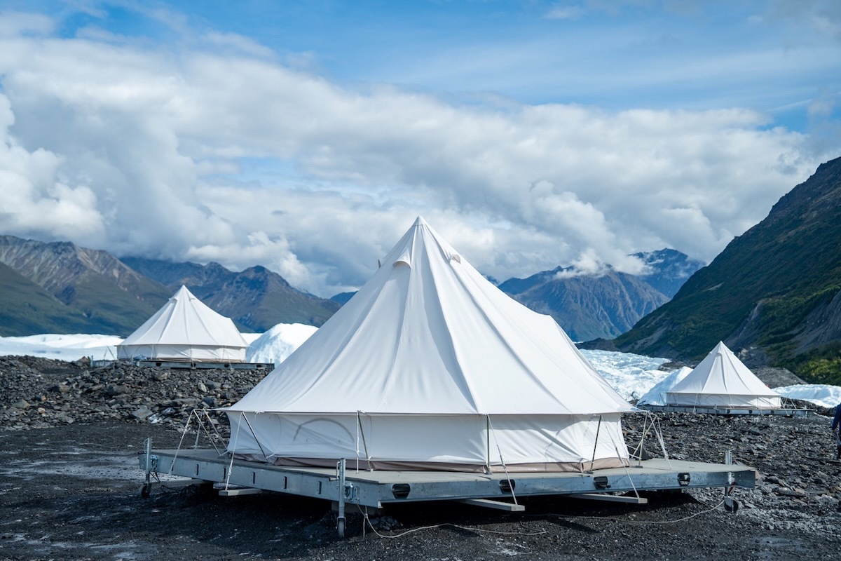 Mica guides glacier glamping 2