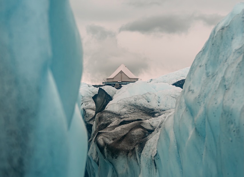 Mica guides glacier glamping 4