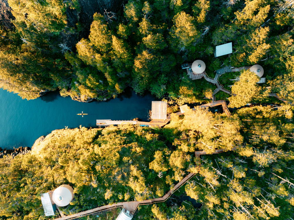 Shearwater cove aerial