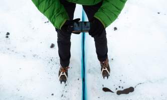 Small crevasse