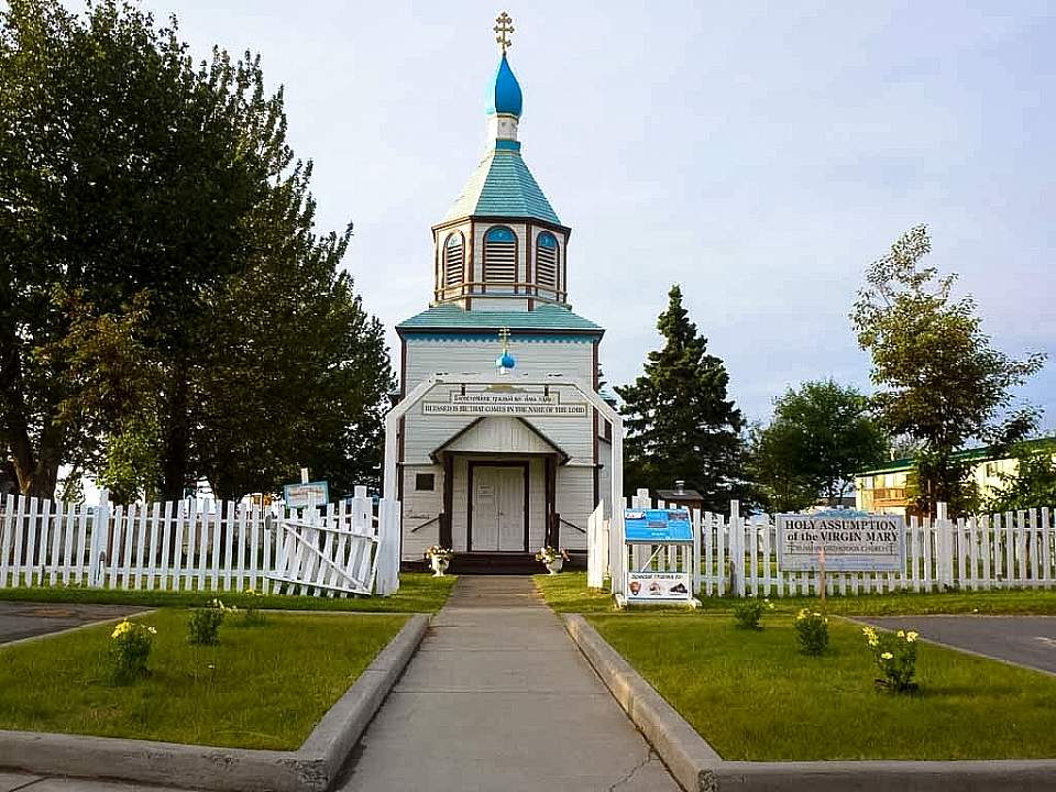 The Holy Assumption Orthodox Church is the oldest standing Orthodox Church in Alaska