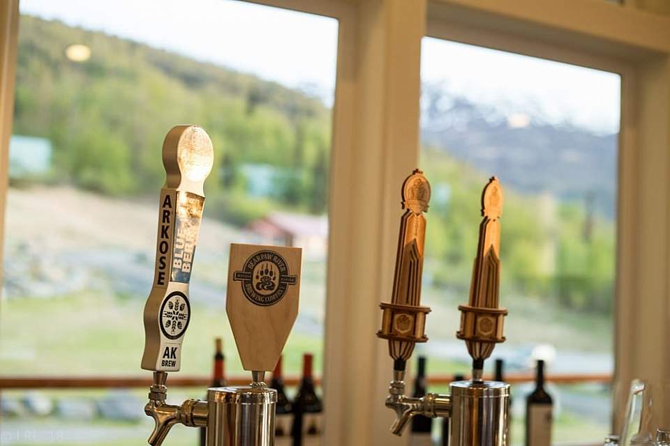 Local brews are available on tap at many area restaurants, like Raven's Perch
