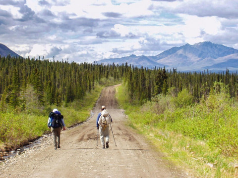 For a more challenging trek, adventure into the Nabesna Valley