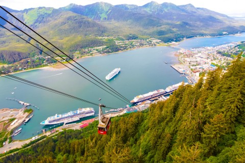Mt Roberts Tram in Juneau Alaska