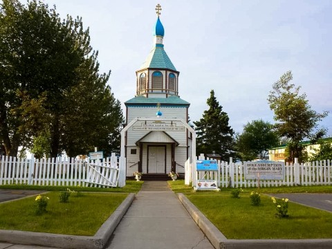 The Holy Assumption Orthodox Church is the oldest standing Orthodox Church in Alaska.