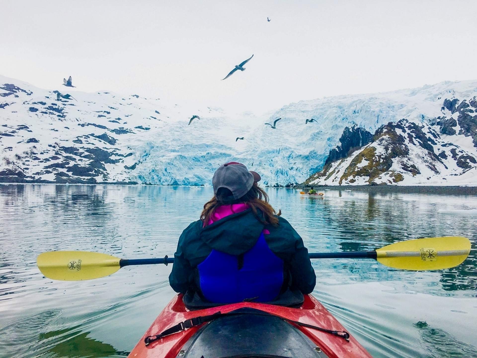 Blackstone Glacier Kayak alaska anna dave dickason whittier