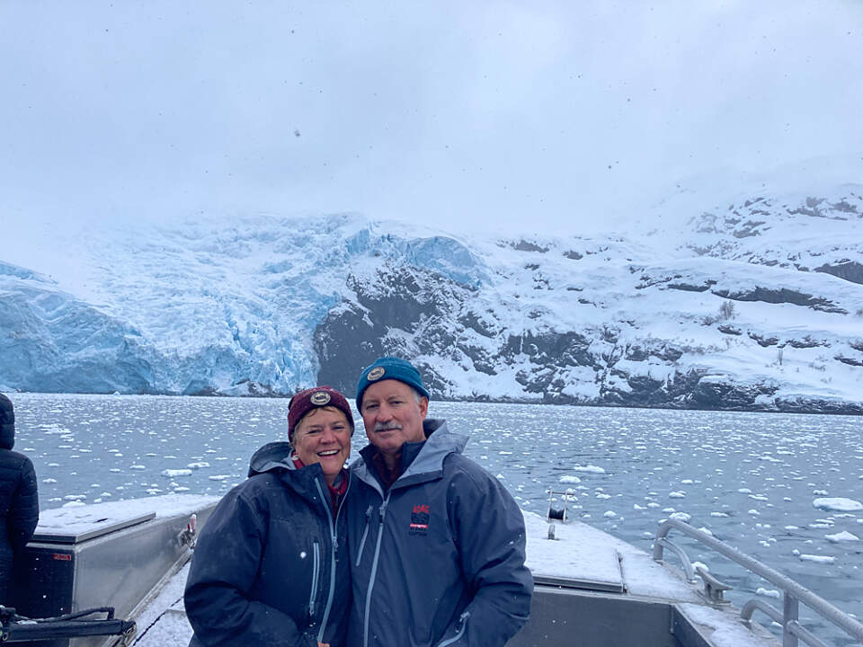 Kelly and mike at the glacier2023alaska org untitled