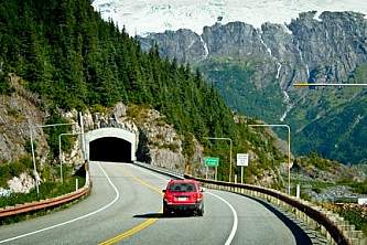 Chugach national forest scenic day drives Whittier Tunnel RSK 001 Alaska Channel