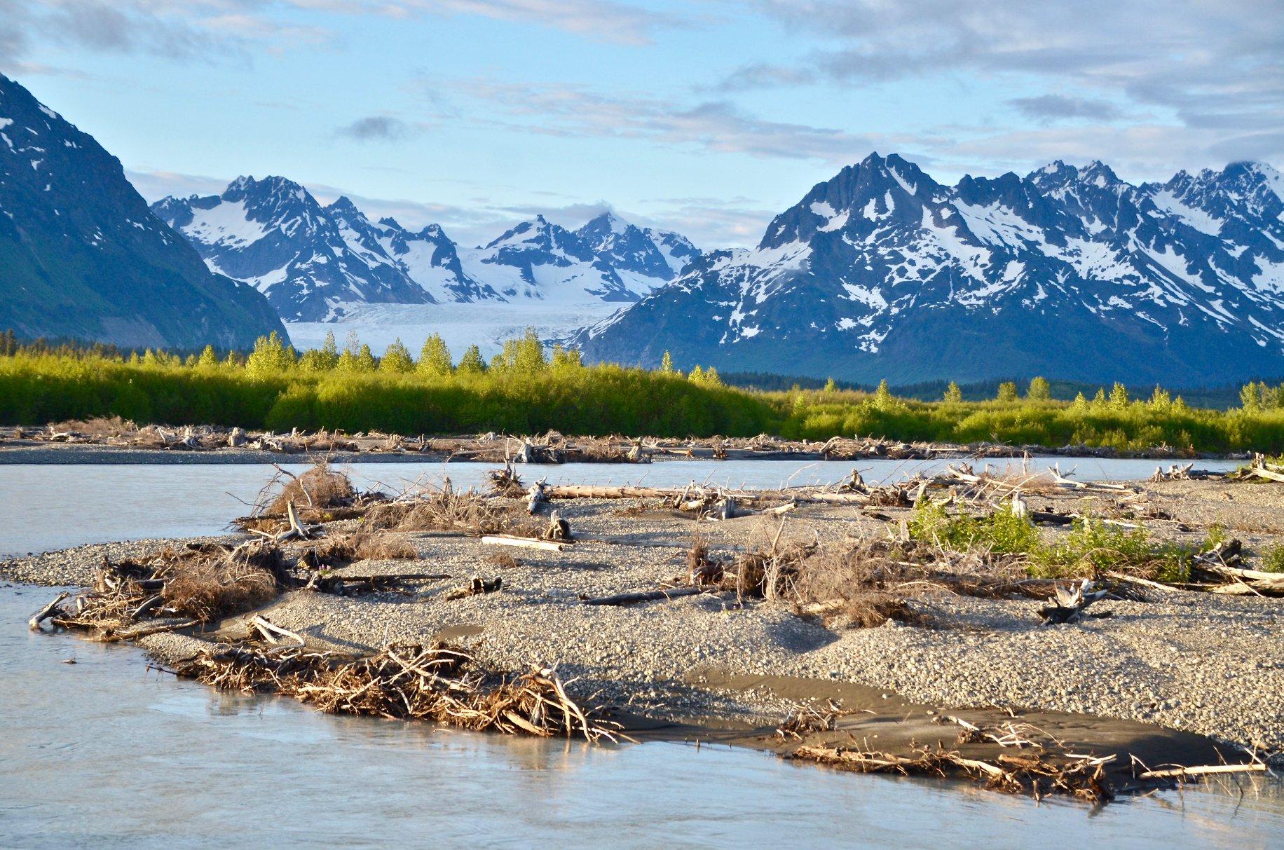 Fish along side the Copper River Highway for Cooper Reds