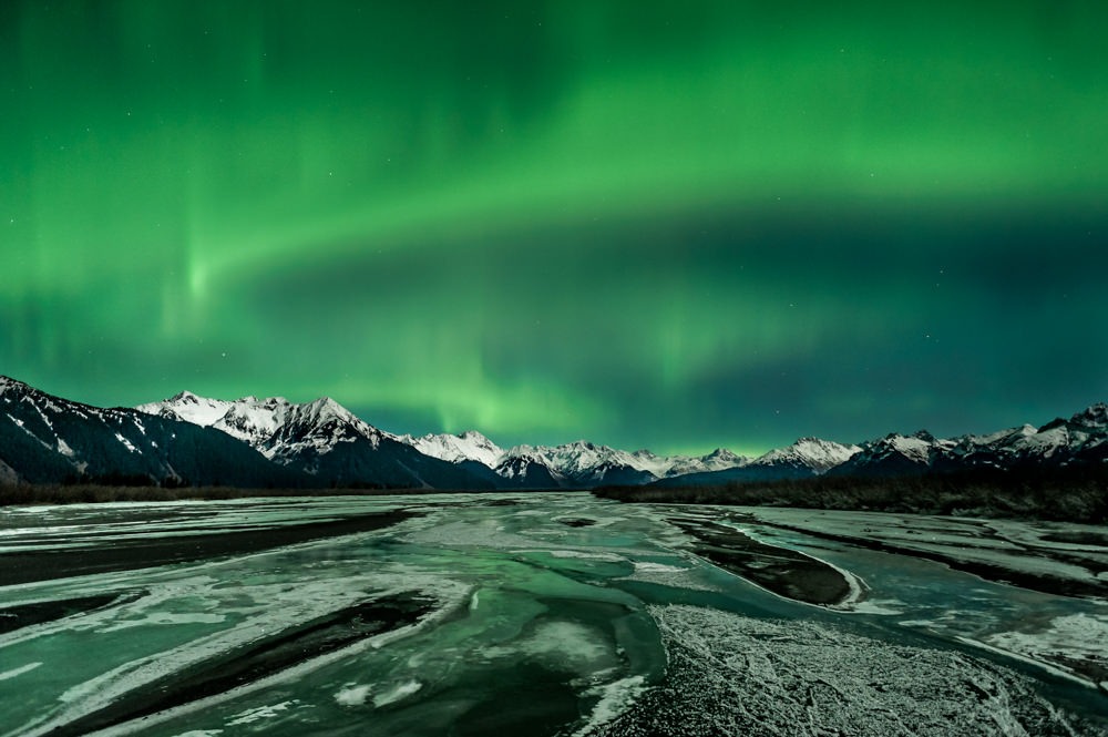 Watch the northern lights dance across the sky. Photo by Lauren Banks.