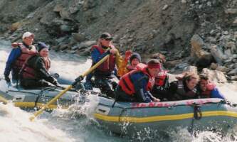 Denali national park rafting tours Alaska Channel