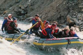 Denali national park rafting tours Alaska Channel