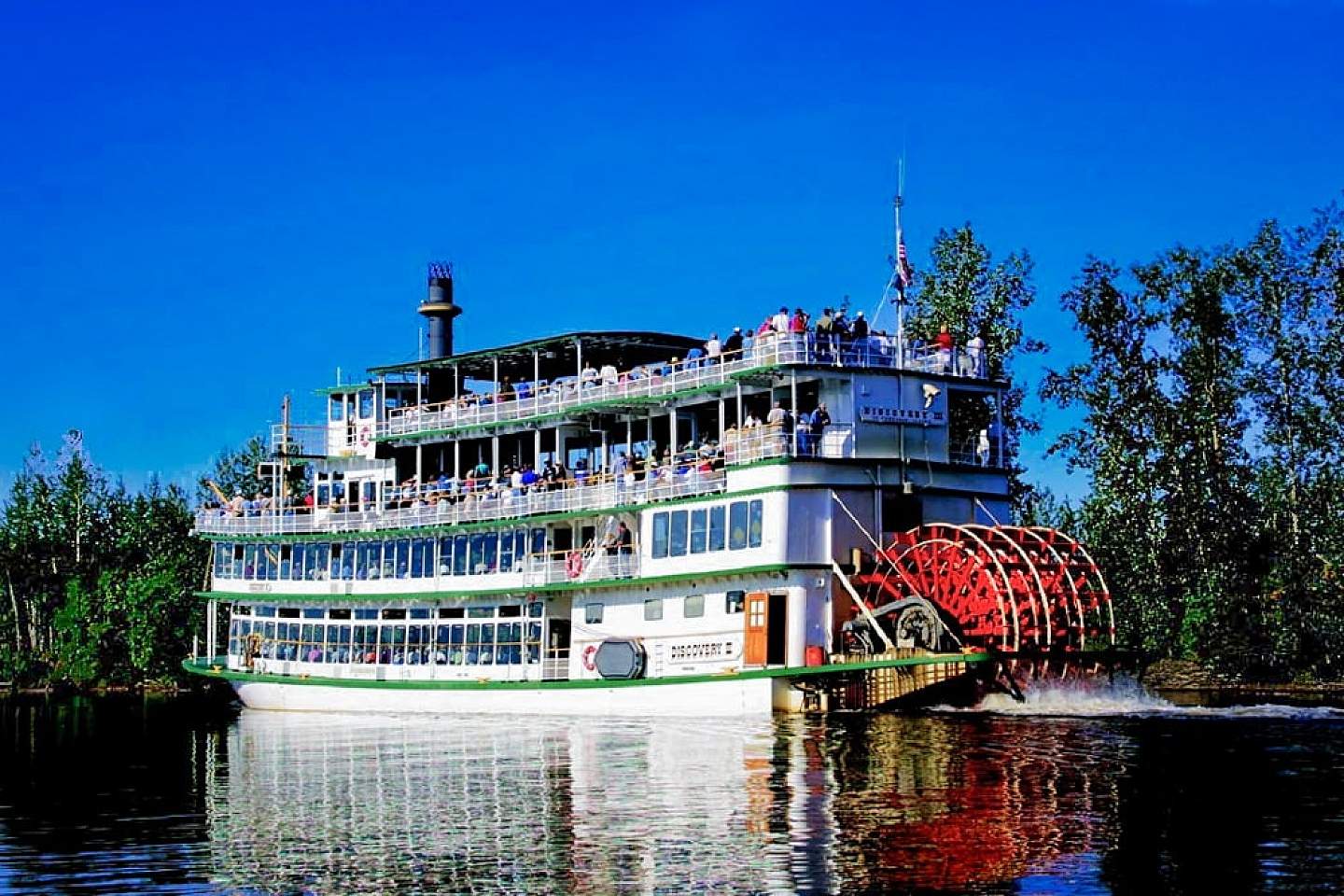 Climb on board an authentic Alaskan sternwheeler and take a journey back in time