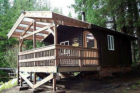 Ketchikan public use cabins Mc Donald Lake Cabin 1