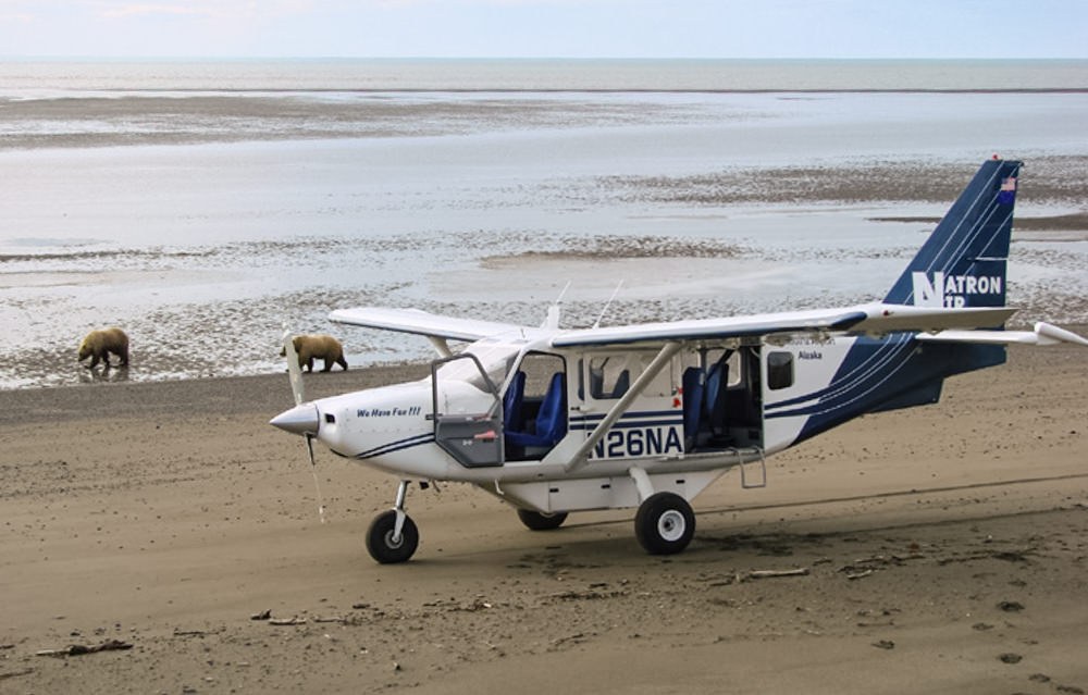 Go flight­see­ing to some of Alaska’s most beau­ti­ful places