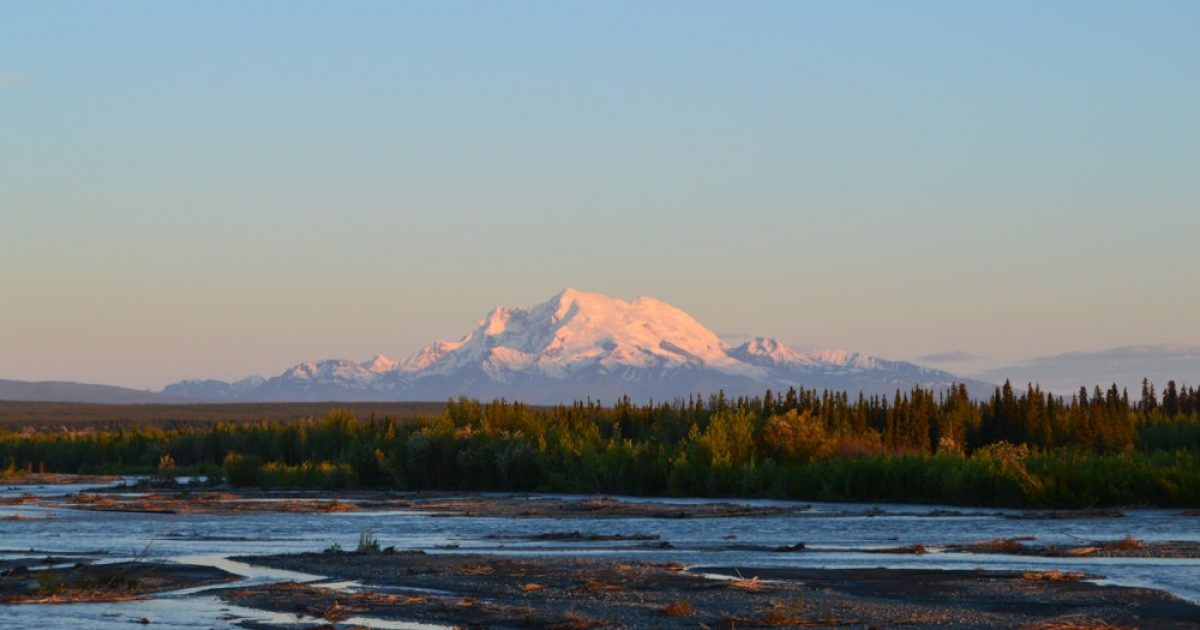 Mount Drum Visible on drive from Anchorage to…