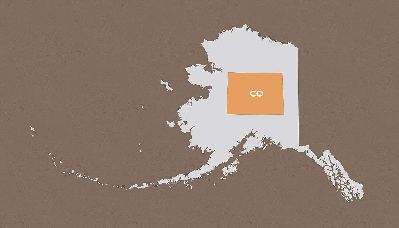 Colorado compared to Alaska