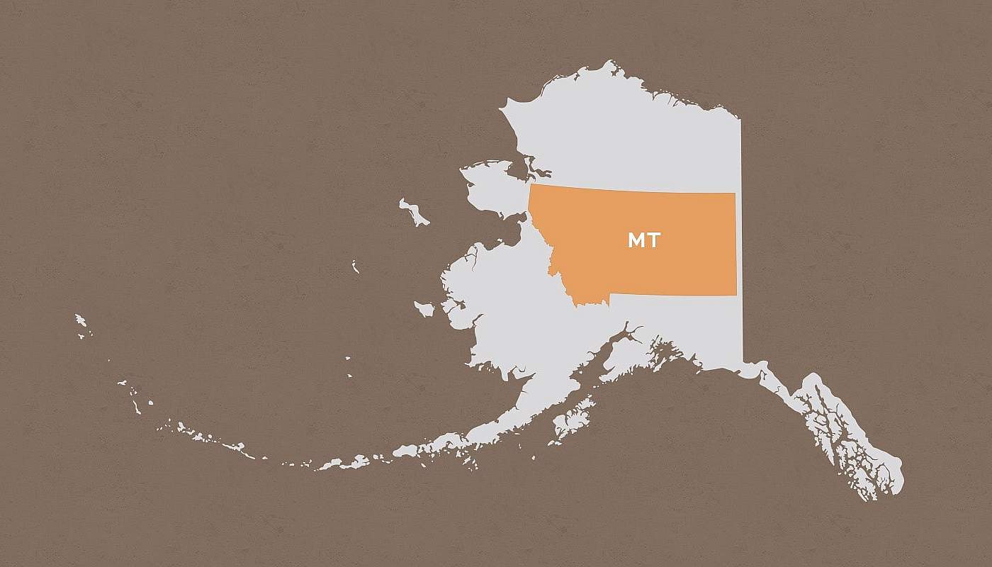 Montana compared to Alaska