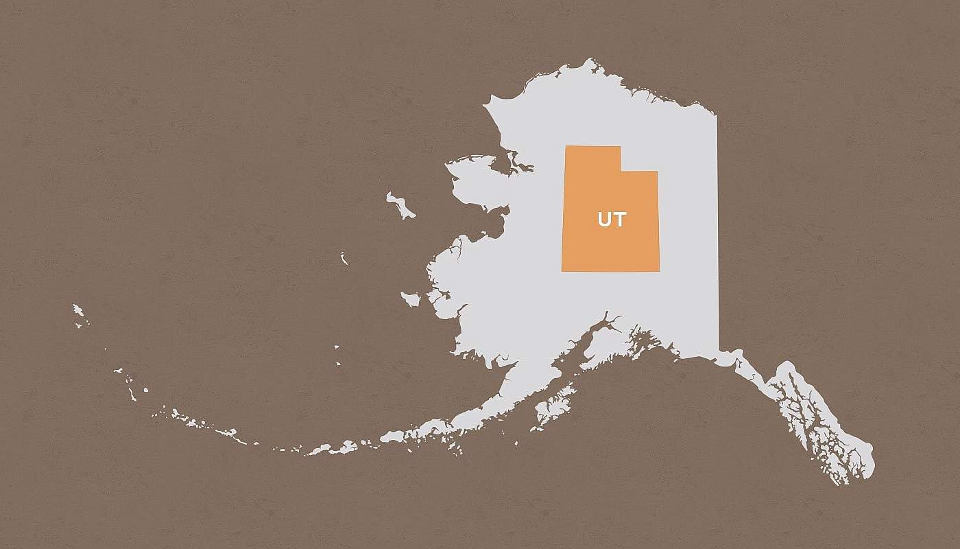 Utah compared to Alaska