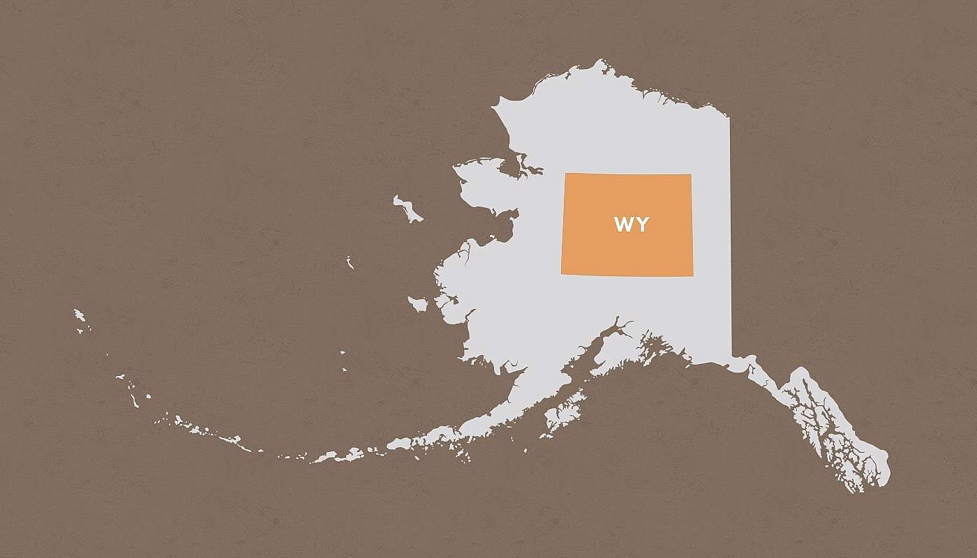 Wyoming compared to Alaska