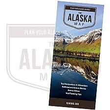 Printed State Map of Alaska