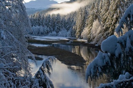 Salmon Lake Redoubt Lake Trail