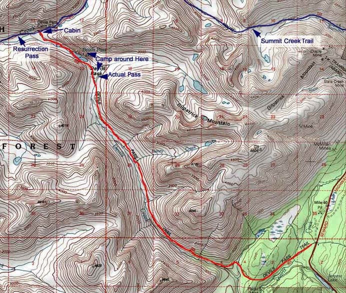 Devil's Creek Trail (Devil's Pass Trail)