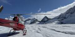 Gondwana Ecotours Denali Discovery D2 Helicopter on glacier Kirsten Marquez