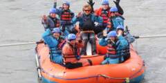 Gondwana Ecotours Denali Discovery D3 Guests on rafting adventure Kirsten Marquez